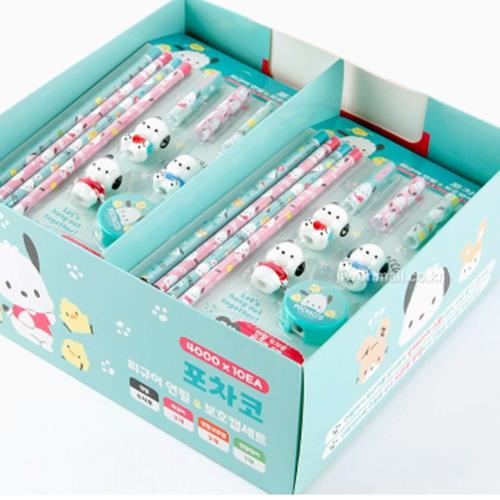 SANRIO PENCIL & CAP COVER SET - POCHACCO