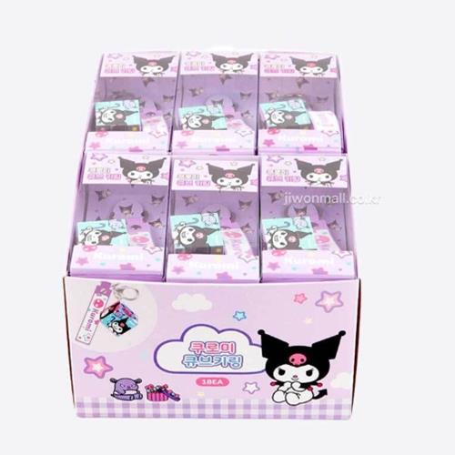 SANRIO CHARACTERS RUBIX CUBE KEYCHAIN - KUROMI