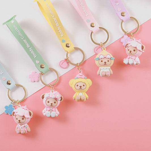 Teddy Bear Collection Series  Keychain Pendants
