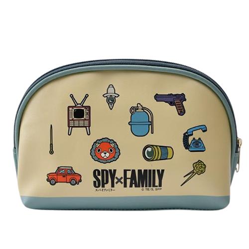 SPY X FAMILY ROUND MULTI POUCH - ICON (14 CM X 21 CM X 7 CM)