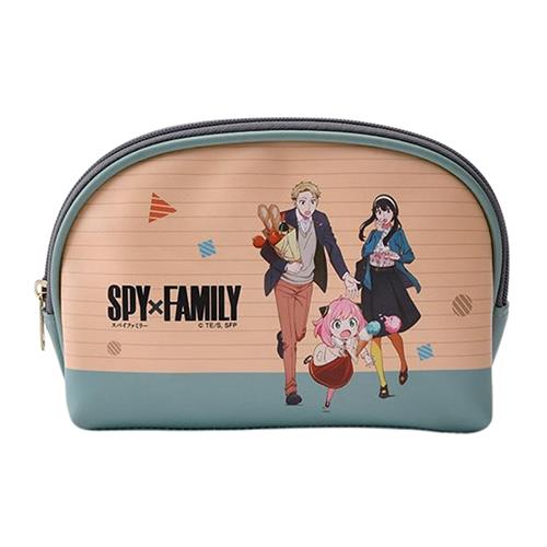 SPY X FAMILY ROUND MULTI POUCH - ALL CHARACTERS (14 CM X 21 CM X 7 CM)