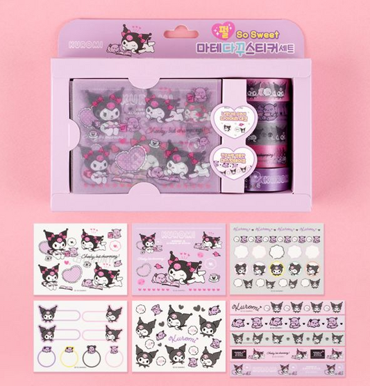 SANRIO Kuromi Sticker Gift Set (Korea Edition) Success - 1