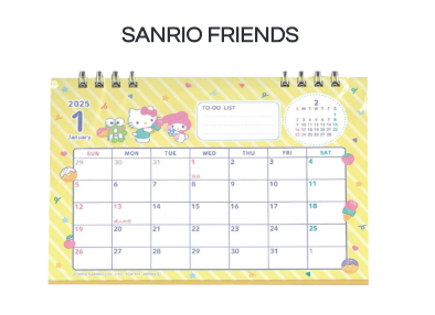 **PREORDER** - Sanrio Desk Calendar 2025 - 1
