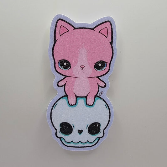 Stay With Me (Pink) - Glitter Sticker - 1