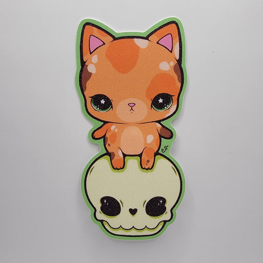 Stay With Me (Orange) - Jumbo Glitter Sticker - 1