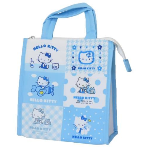SANRIO Hello Kitty Thermo Lunch Bag Blue - 1