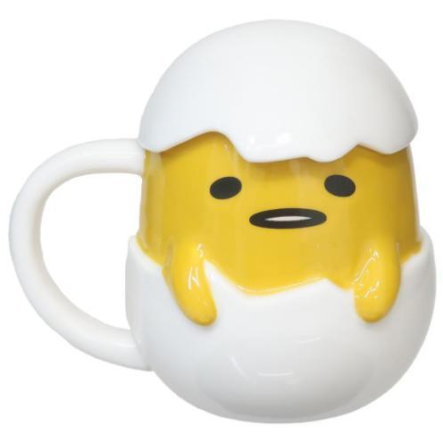 SANRIO Gudetama In Egg Mug with Lid (Japan Edition) - 1