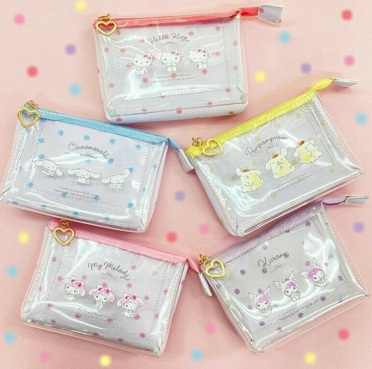 SANRIO Pouch with Clear Compartment (Japan Edition) - 1