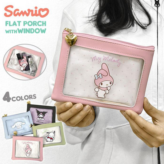 SANRIO Window Flat Pouch (Japan Edition) - 1