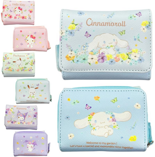 SANRIO Floral 3 Fold Wallet (Japan Edition) - 1
