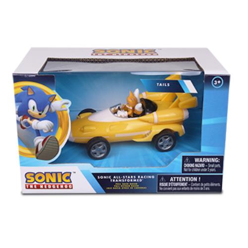 SONIC ALL-STARS RACING TRANSFORMED - TAILS PULL BACK RACING CAR