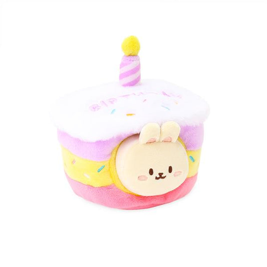 Anirollz - Birthday Cake Bunniroll Mini Plush Outfitz Toy
