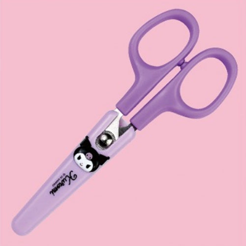 SANRIO SCISSOR WITH SAFETY COVER - KUROMI