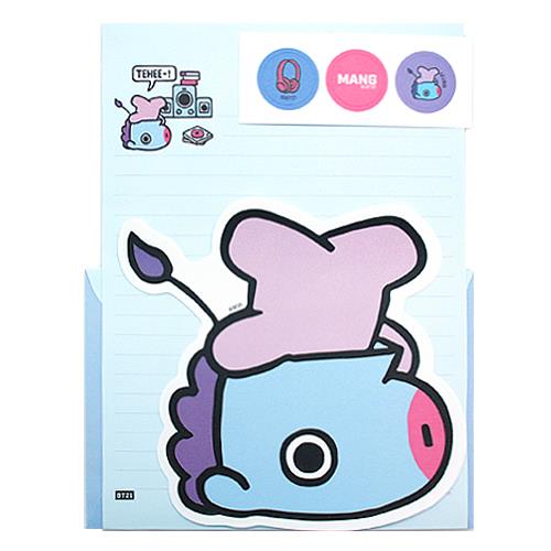BT21 SHAPED LETTER SET MANG