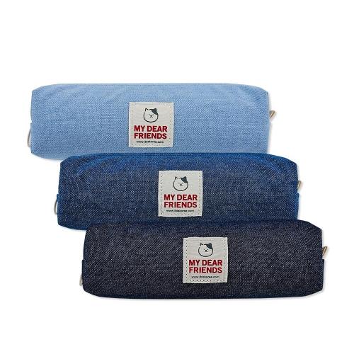 CAT DENIM PENCIL POUCH