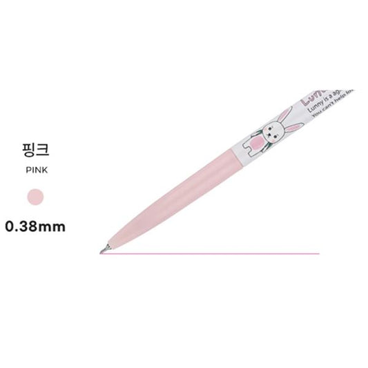 XENO 0.38MM LUNATIC LUNNY CHARACTER BALLPOINT PEN - PINK