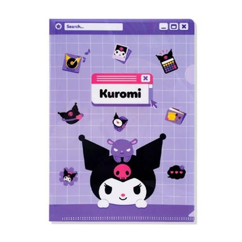 SANRIO CHARACTERS L FOLDER - KUROMI 31 X 22CM