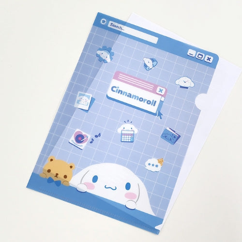SANRIO CHARACTERS L FOLDER - CINNAMOROLL 31 X 22CM