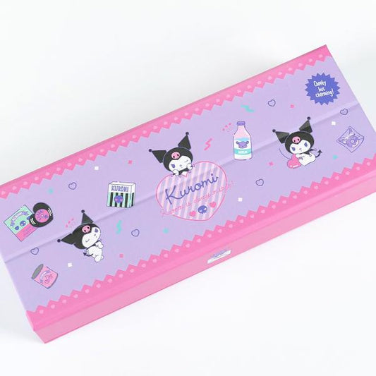 SANRIO MULTI PURPOSE CASE WITH MIRROR - KUROMI