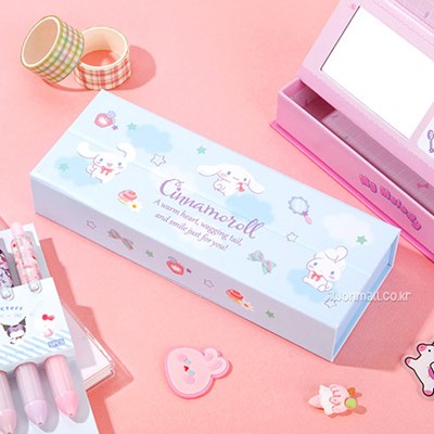 SANRIO MULTI PURPOSE CASE WITH MIRROR - CINNAMOROLL