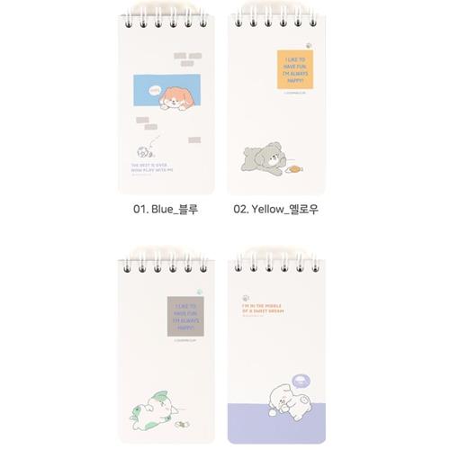 SLEEPING DOG TOP BOUNDED NOTEBOOK