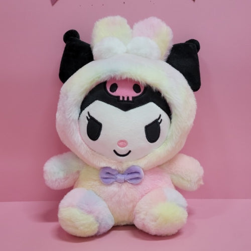 SANRIO RAINBOW PLUSH BACKPACK 25CM - KUROMI