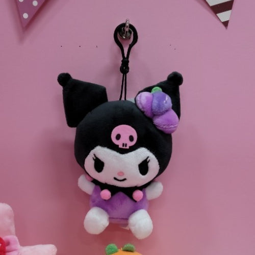 SANRIO GARDEN BACKPACK KEYCHAIN - KUROMI 13CM