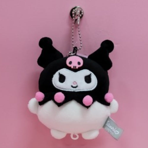 SANRIO ROUND BACKPACK KEYCHAIN 10 CM - KUROMI