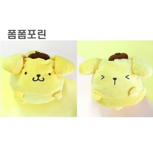 SANRIO REVERSIBLE PLUSH - POMPOMPURIN 10CM X 17CM
