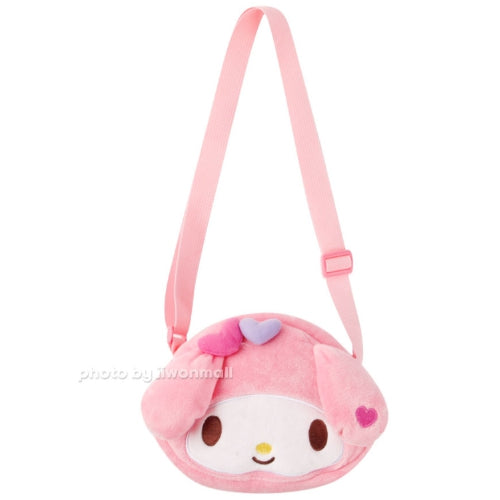 SANRIO MY MELODY CUTIE FACE CROSSBODY BAG 19 CM X 15 CM