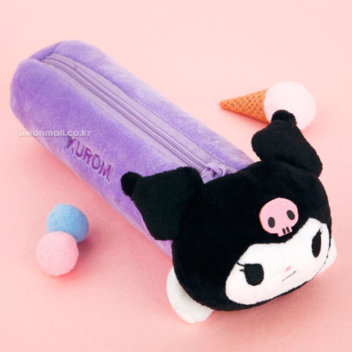 SANRIO PLUSH PENCIL POUCH - KUROMI