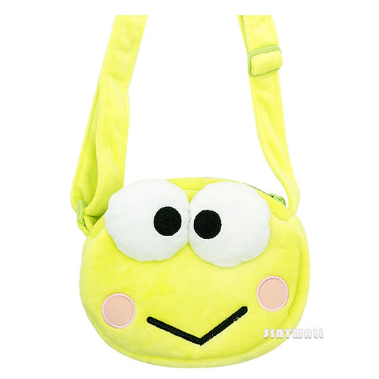 SANRIO KEROPPI FACE CROSS BAG 17CMX13CM