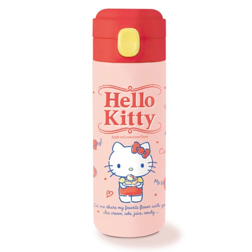 SANRIO ONE TOUCH STAINLESS STEEL TUMBLER 400ML -  HELLO KITTY