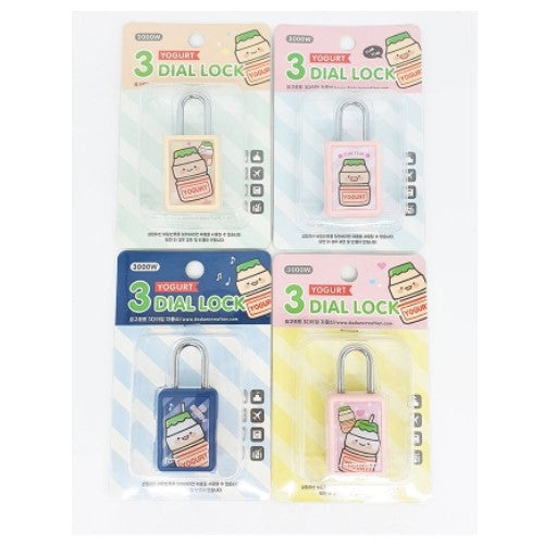 CONVENIENCE STORE 3-DIAL LOCK