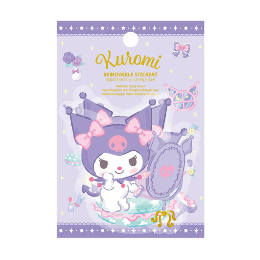 SANRIO CHARACTERS BIG HOLOGRAM STICKER - KUROMI 8CM X 7.5CM