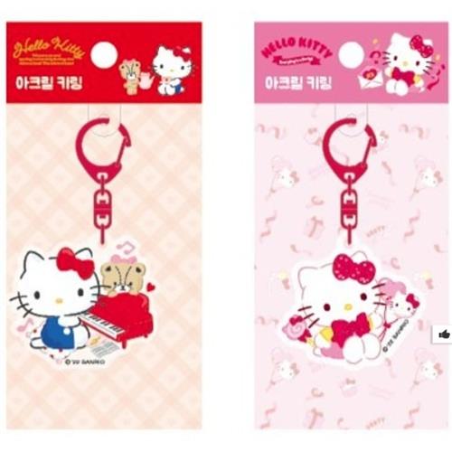 SANRIO CHARACTERS ACRYLIC KEYRING - HELLO KITTY