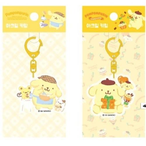 SANRIO CHARACTERS ACRYLIC KEYRING - POMPOMPURIN
