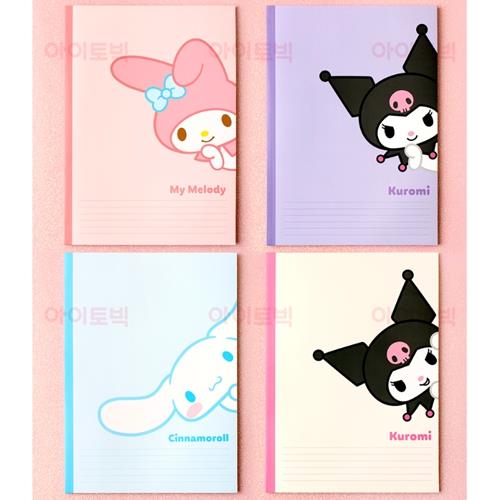 SANRIO CHARACTERS RULED NOTEBOOK