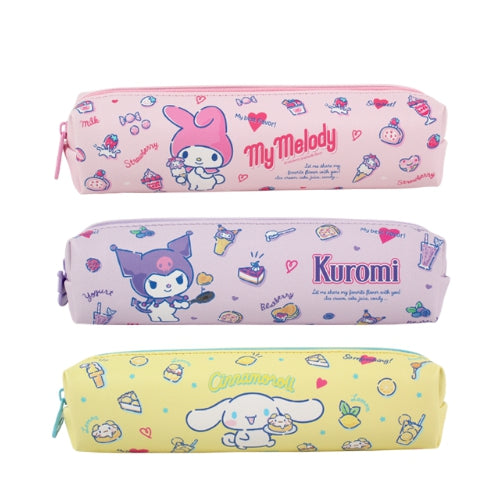 SANRIO CHARACTERS SLIM PENCIL POUCH 20.5CM X 7CM