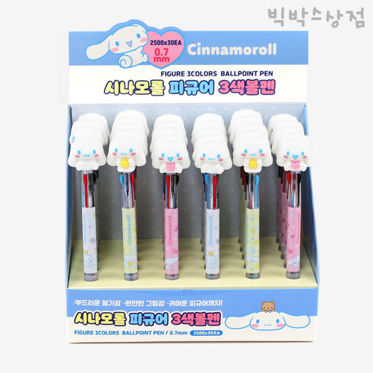 SANRIO FIGURE 3-COLOR BALLPOINT PEN - CINNAMOROLL