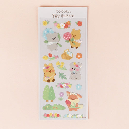 COCOKA FLOWER GARDEN DECORATION STICKER