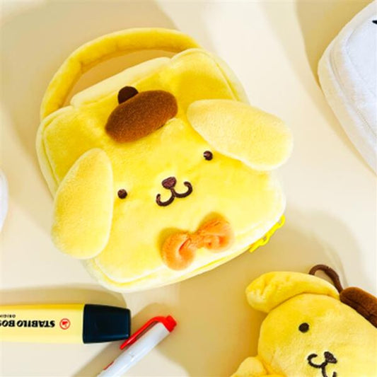 SANRIO SQUARE POUCH - POMPOMPURIN 13X13X8CM