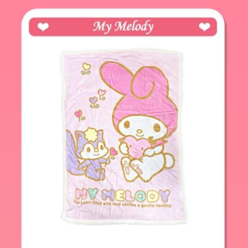 SANRIO POSTER FLEECE THROW BLANKET - MY MELODY 110CMX78CM