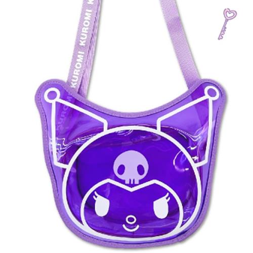 SANRIO TRANSPARENT JELLY CROSSBODY BAG - KUROMI 11CM