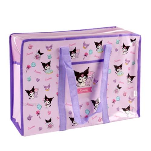 SANRIO HEART RACING TARPAULIN BAG - KUROMI