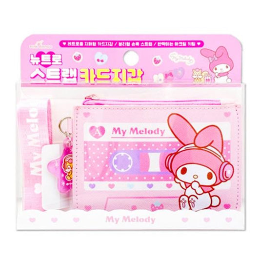 SANRIO NEWTRO STRAP CARD WALLET - MY MELODY