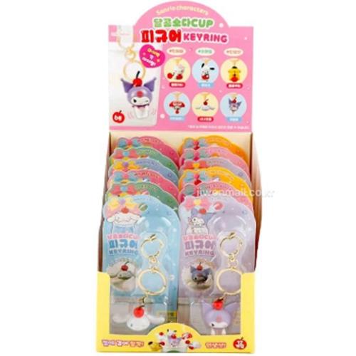 SANRIO CHARACTERS SWEET SODA CUP FIGURE KEYCHAIN