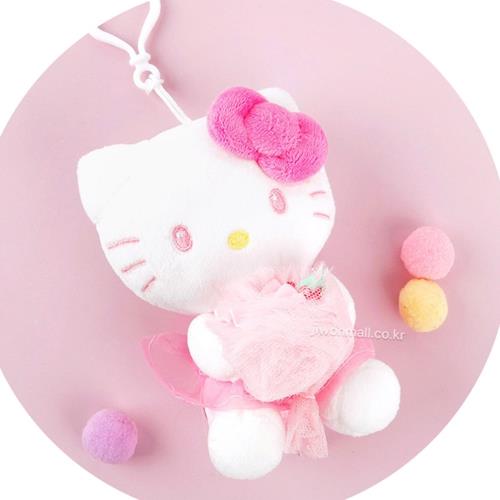 SANRIO CHERRY BLOSSOM BOUQUET BACKPACK KEYCHAIN - HELLO KITTY 13CM