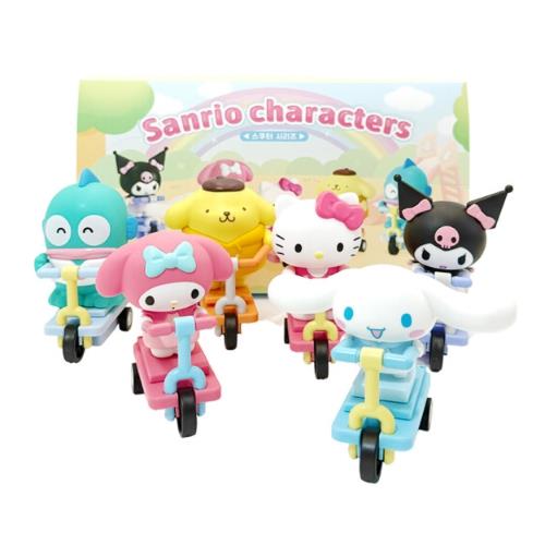 SANRIO CHARACTERS RANDOM SCOOTER FIGURE  SIZE: 12 CM
