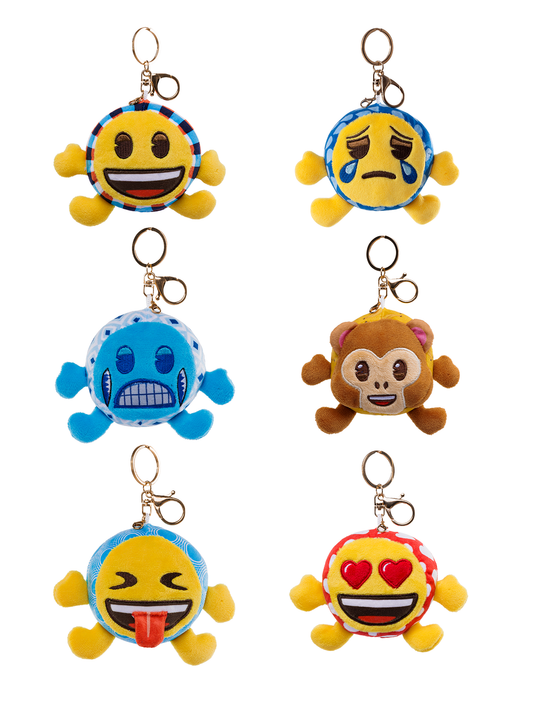 SHSES - emojiTM Fluffy Stacked Series 1 - 4 inch Plush Keychain